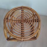 Vintage bamboo stool