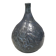 Vase Pauline Toynbee, Émail en cristal bleu texturé, forme organique, années 1980