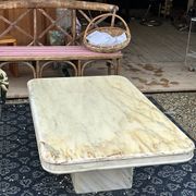 Marble coffee table