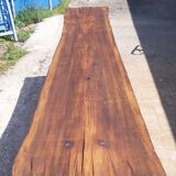 Industrial wood console