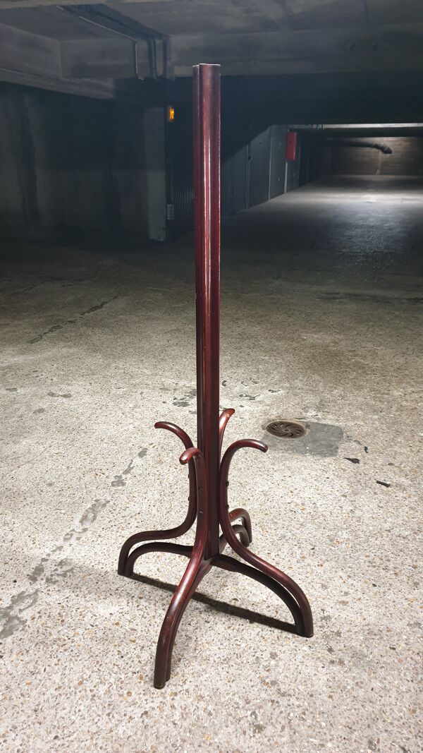 Porte-manteau  sur pied  bois courbé Art Nouveau