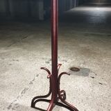 Art Nouveau curved wood coat rack