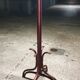 Art Nouveau curved wood coat rack
