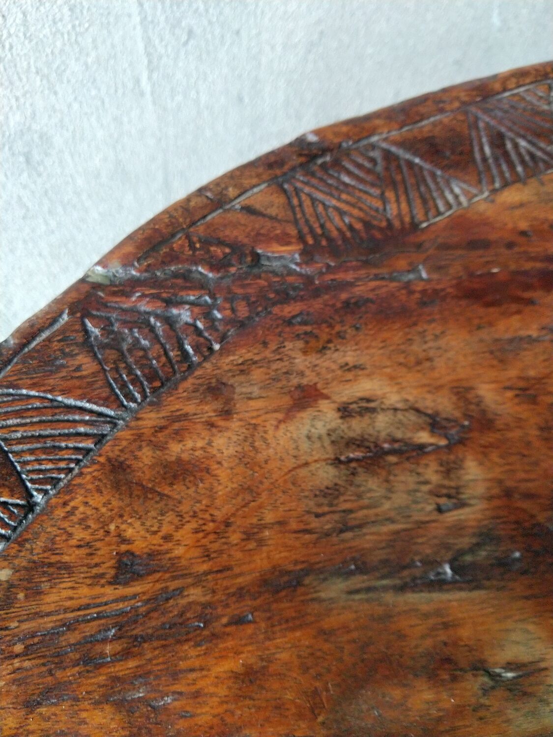 African Brutalist Table