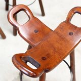 Grand ensemble de tabourets de bar espagnols, vendus à l'unité