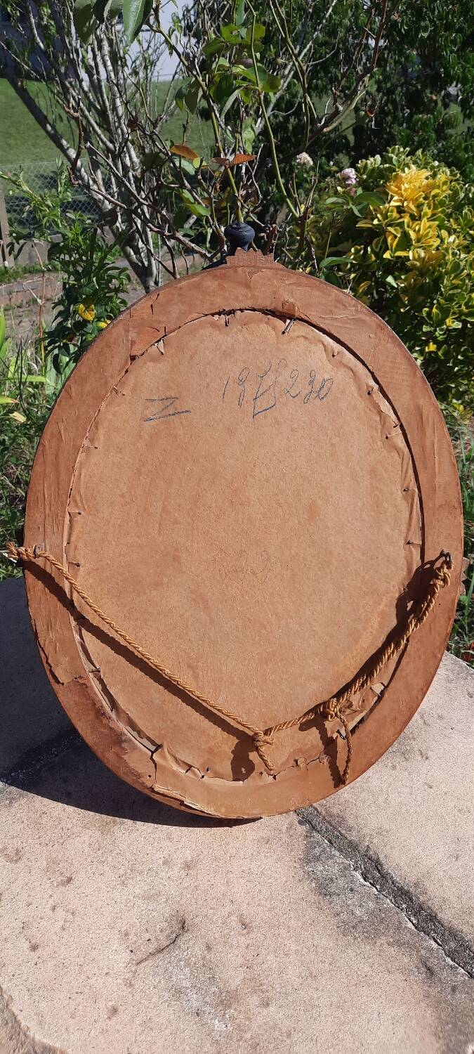 Antique carved wooden frame