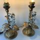 Pair of Lamps Attributed to Hans Kogl Vintage 1970 Hollywood Regency Wisteria