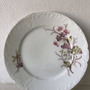 Assiette plate en porcelaine de Limoges