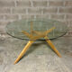 Table en bois et verre AMPM 130 cm