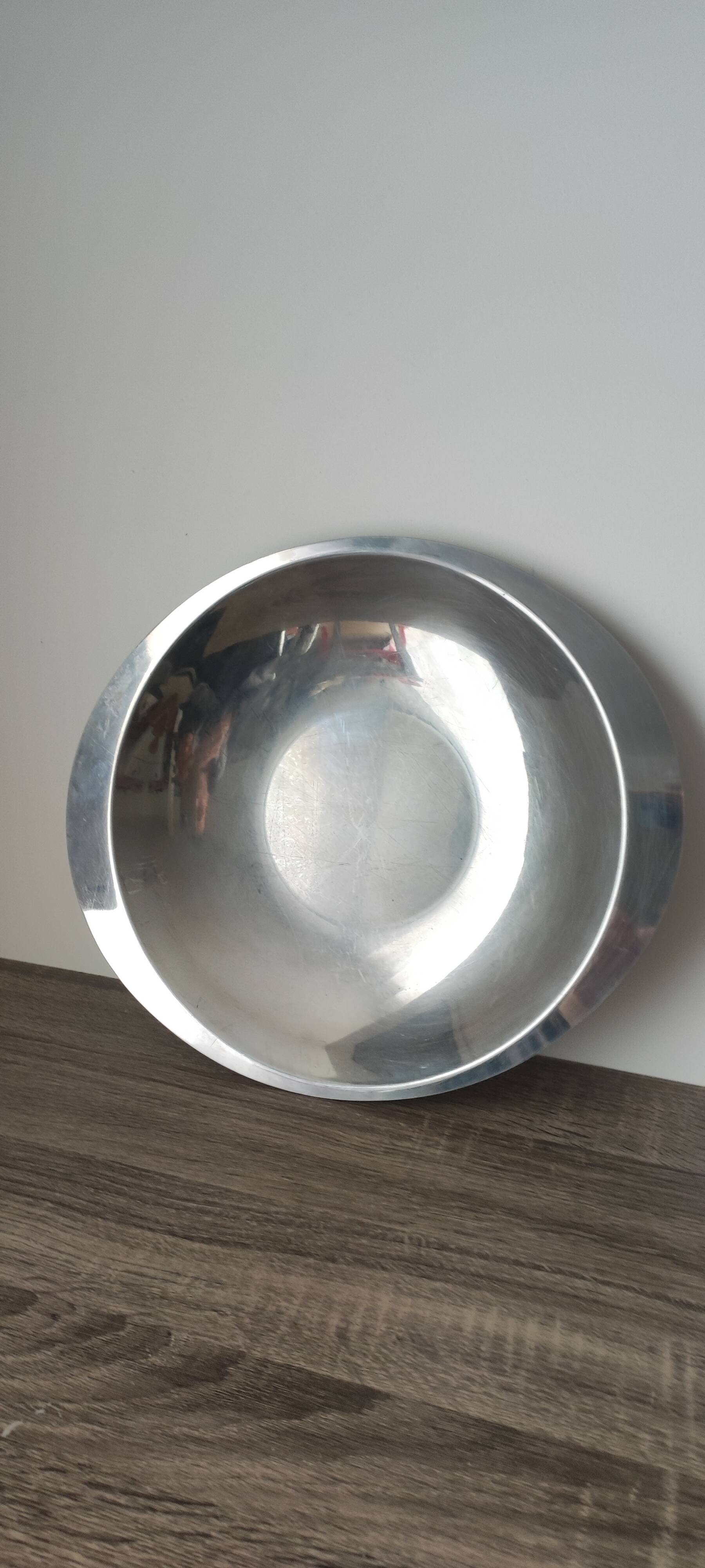 Plat en inox vintage