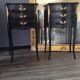 Pair of bedside louis XV style