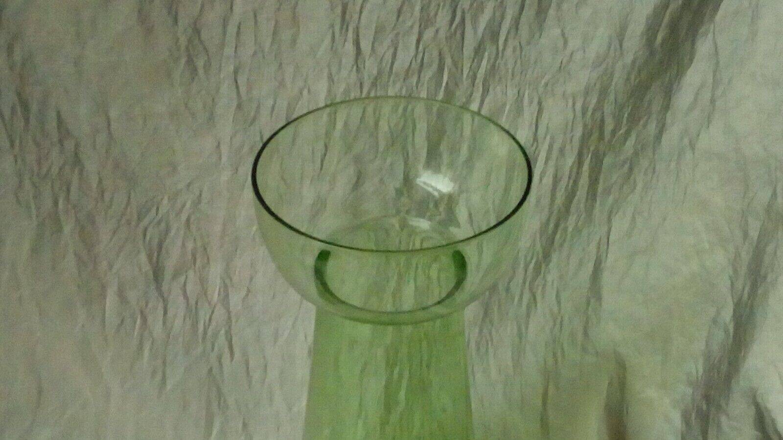 70's vintage glass hyacinth vase