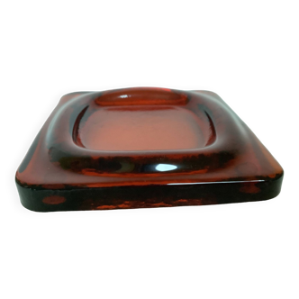 Square glass tray