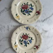 Small flat plate Sarreguemines and Digoin