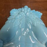 Coupelle à bijoux mains en opaline bleue