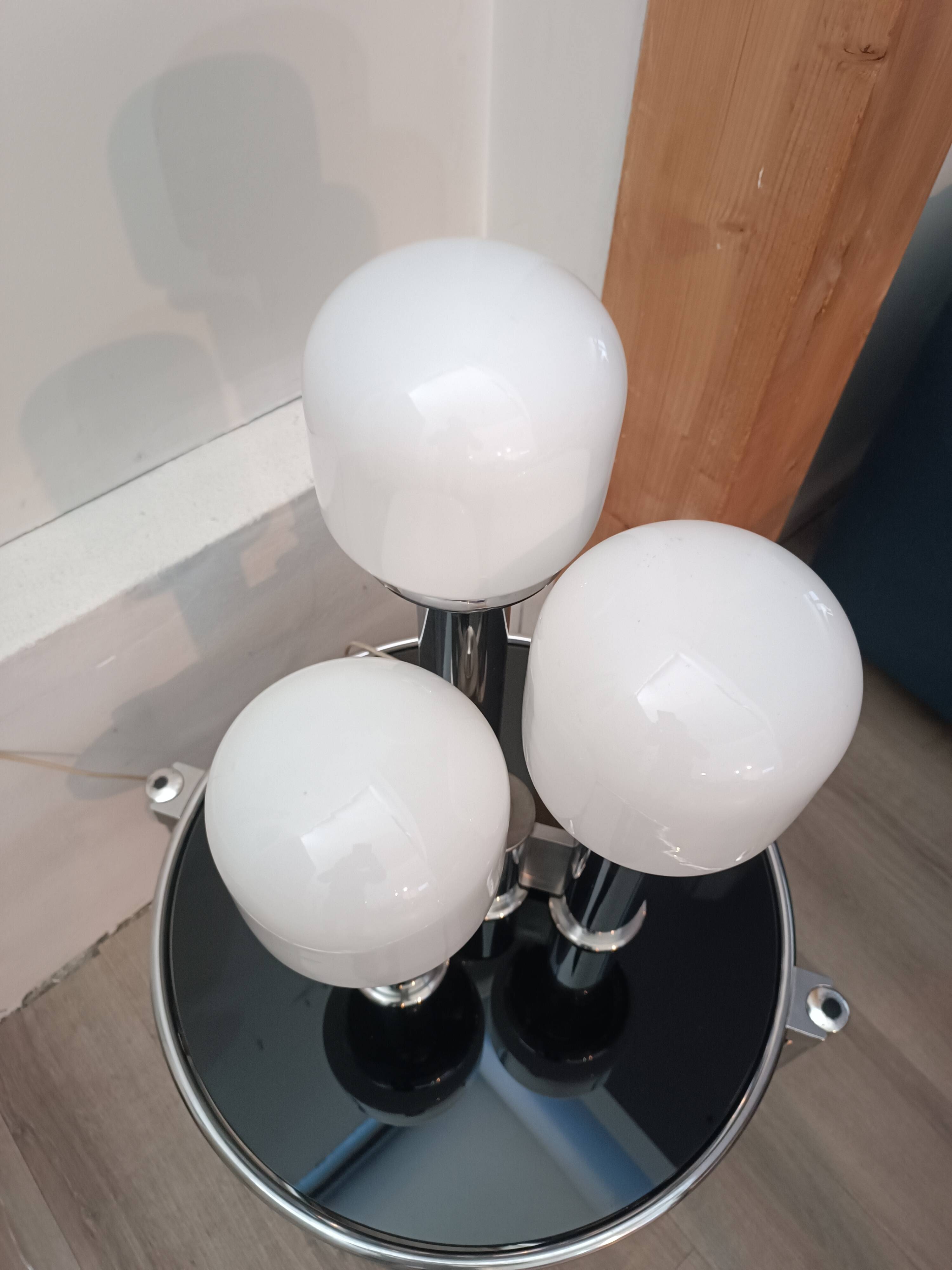 Lampe Space Age Verre De Murano 1970s