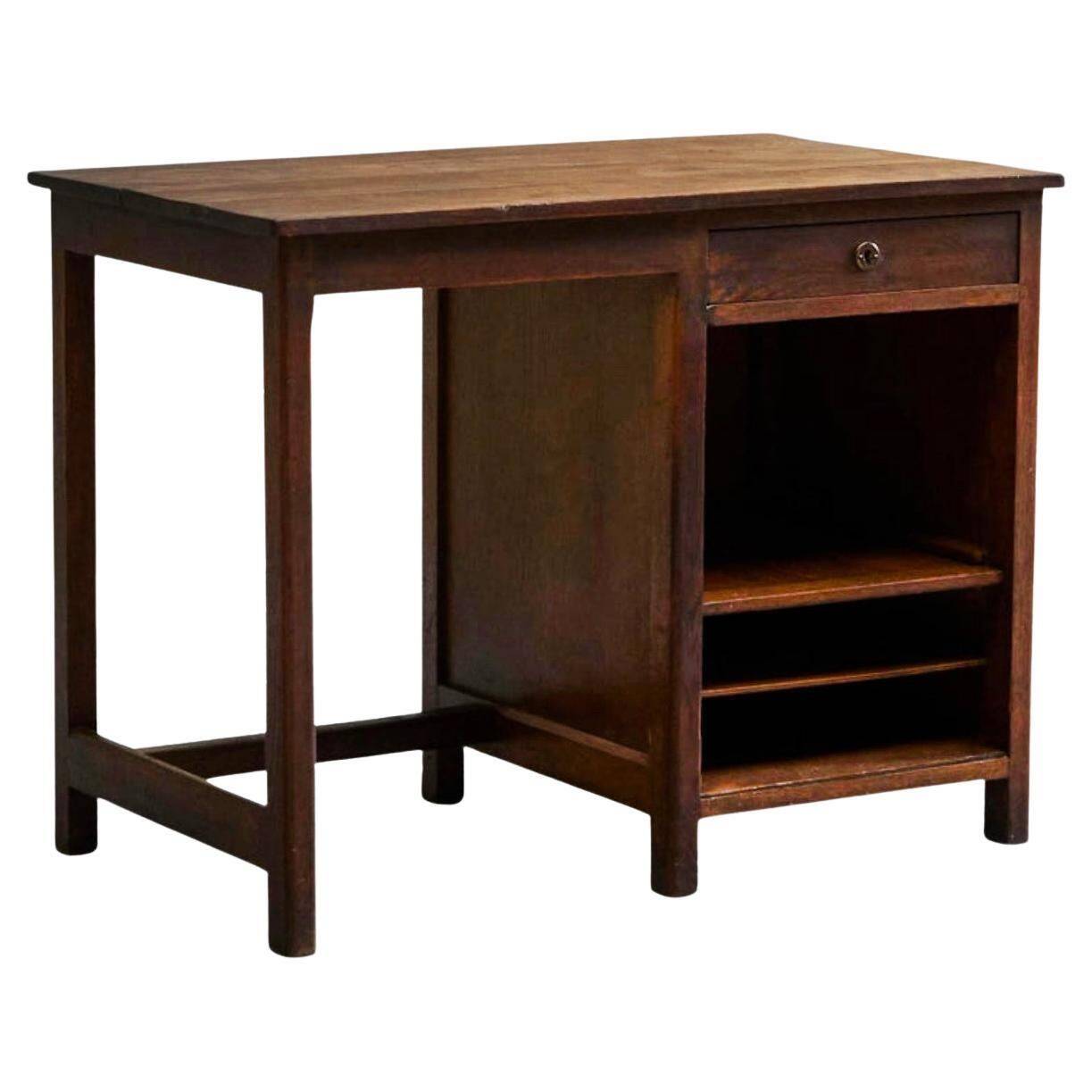 AVEA Furniture Solid Oak Desk 1930s