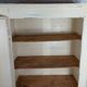 Rustic antique bonnetière in patinated wood