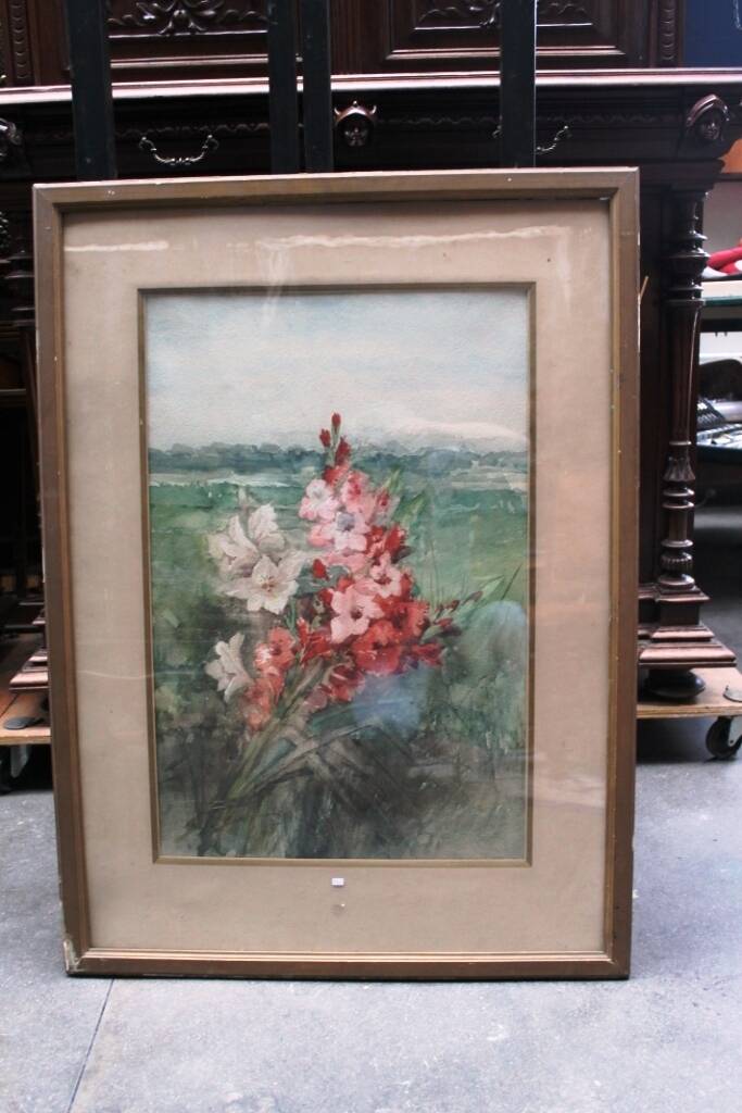 The watercolor "Iris".