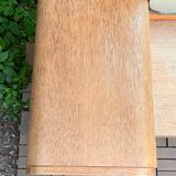Art Deco dressing table in raw oak produced by Tatra Nabytok Czechoslovakia 1950