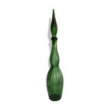 Green ribbed oblong pitcher of the 1960s