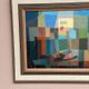 Original Oil on Swedish Panel – "The Snake Charmer" by Ragnar Ring (1908–1999) – Signed – Vintage and Framed – 38 × 60 cm (15" × 23.6")