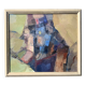 Vintage Modernist Swedish School Abstract Oil Painting