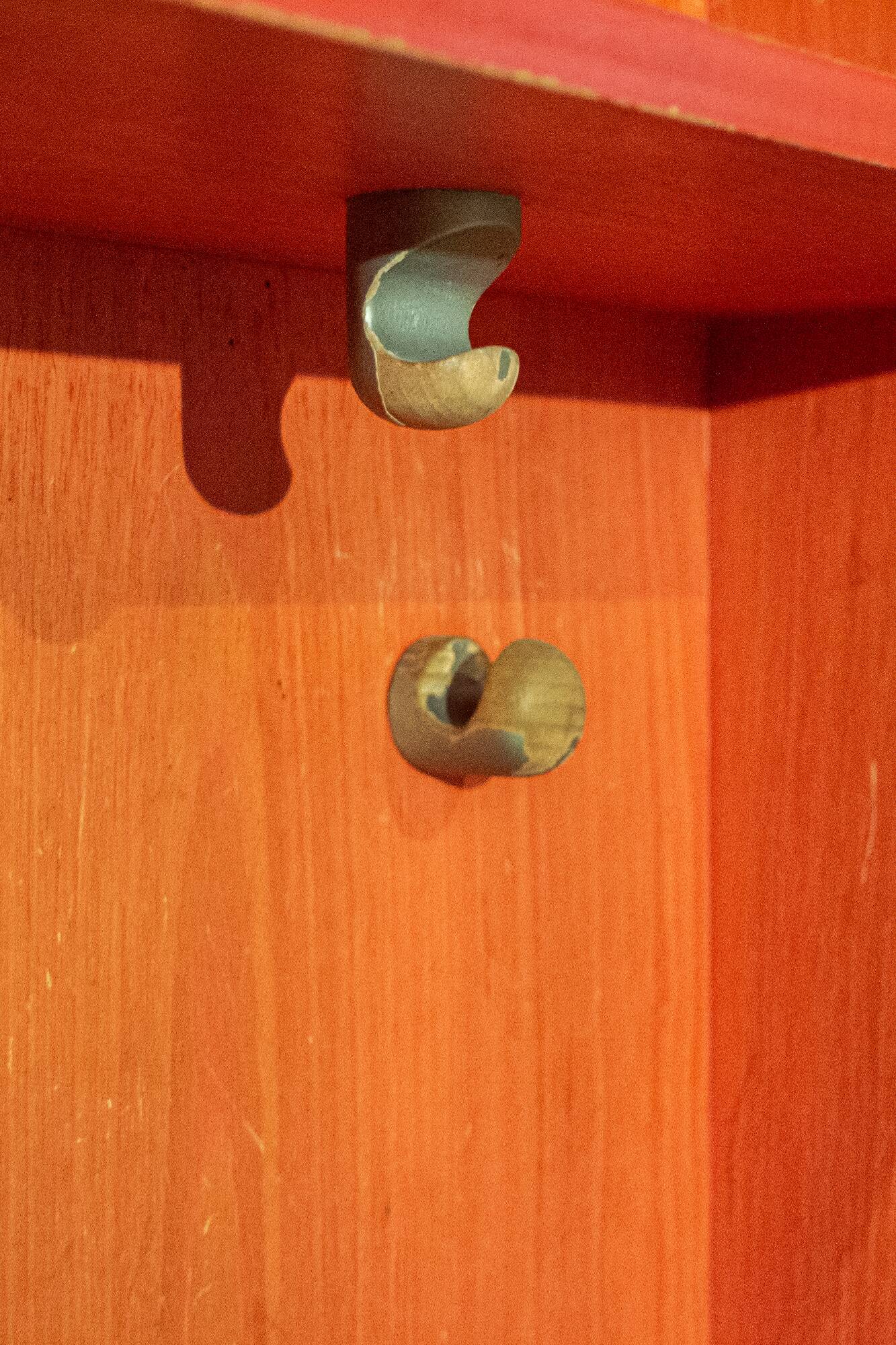 Specchiera-attaccapanni Voltafaccia di Giorgio De Ferrari per Colli, Italy, 1972