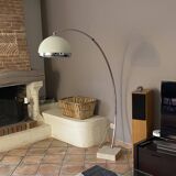 Arc Guzzini floor lamp. 1970. Italy. Marble base.