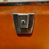 Small antique cardboard suitcase