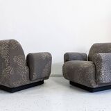 Modular lounge chairs/sofa by Eberhard Geißler, Oelsa, Germany, 1970s