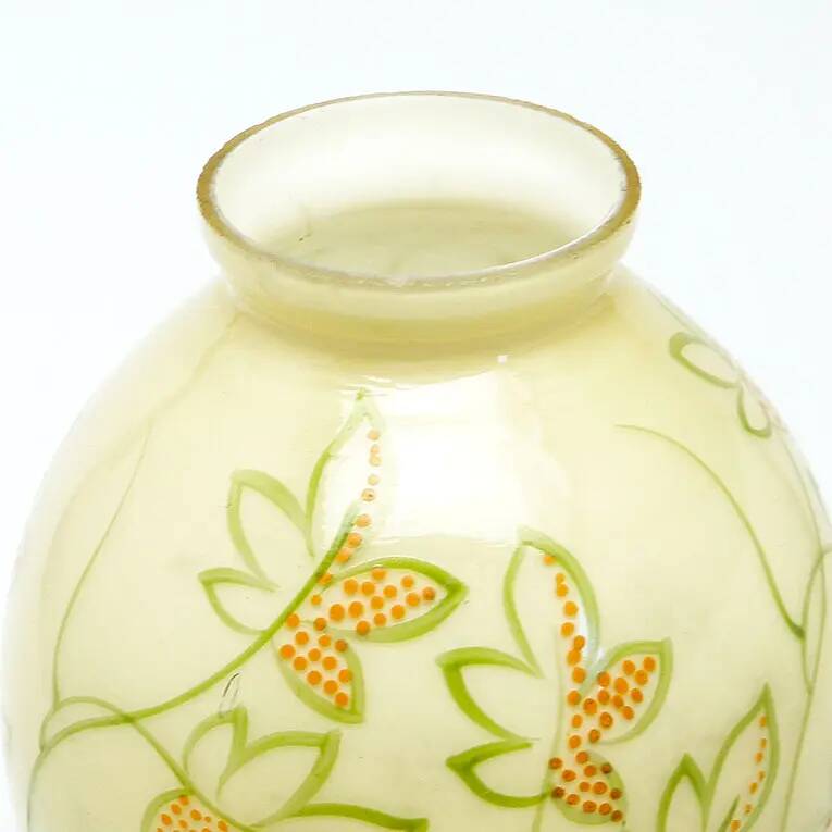 Art Deco vase, double-layered glass, 1930s