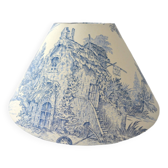 Pastoral toile de Jouy lampshade