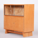 Mid Century Modern cabinet made in 1940s Czechia. Original condition