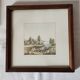 Vintage 3x Ludwig Urack Small German River Scene & Boats Art Prints