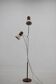 1970s chrome & metal adjustable floor lamp, czechoslovakia