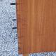Vintage golden mahogany chest of drawers 3 drawers conical feet from the 60s