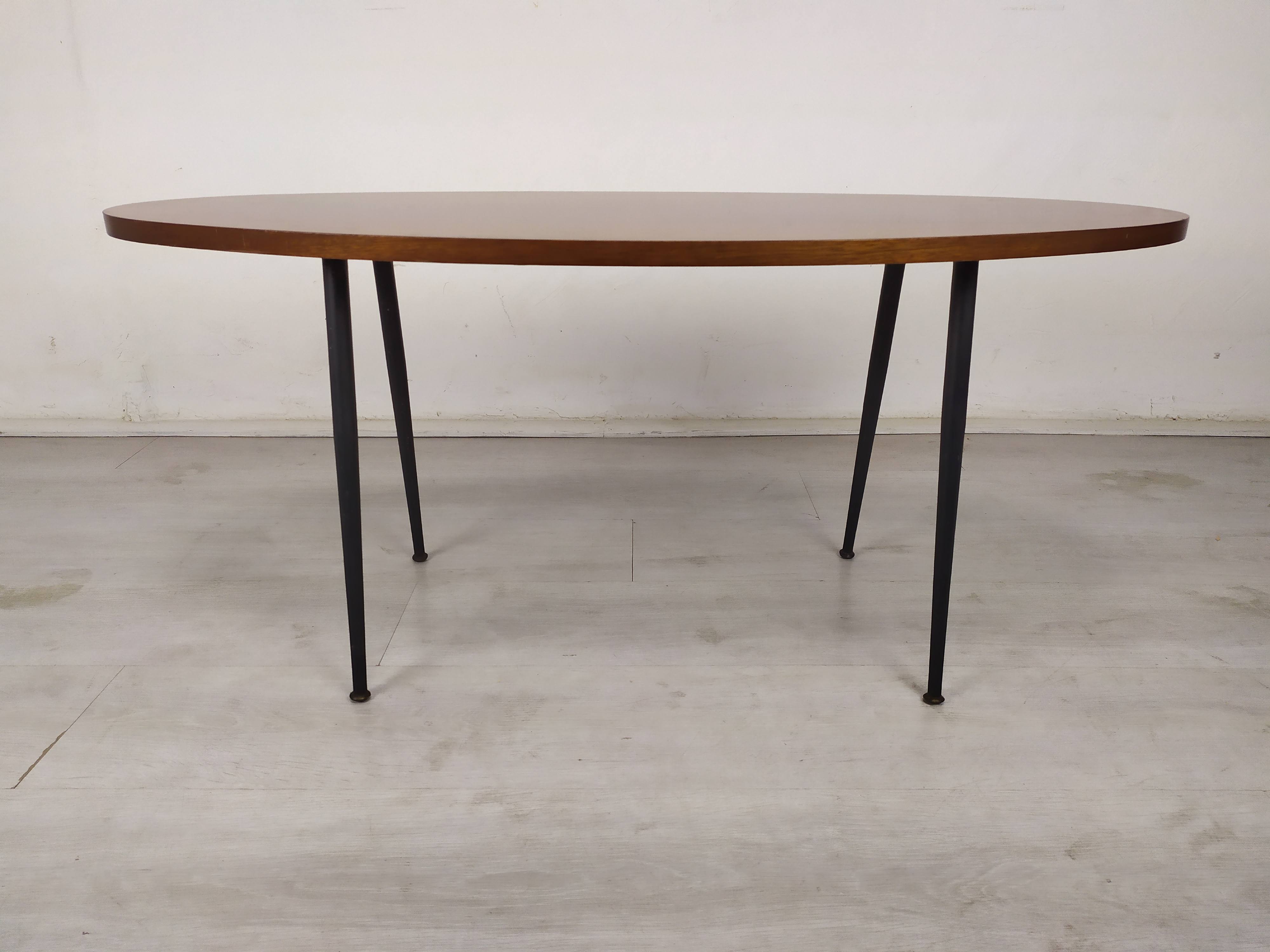 Vintage oval coffee table