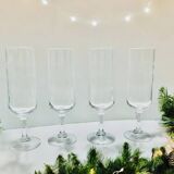 Arques crystal flutes, Matignon model.