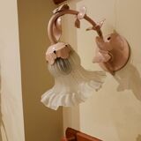 Antique wall lamp, tulip.