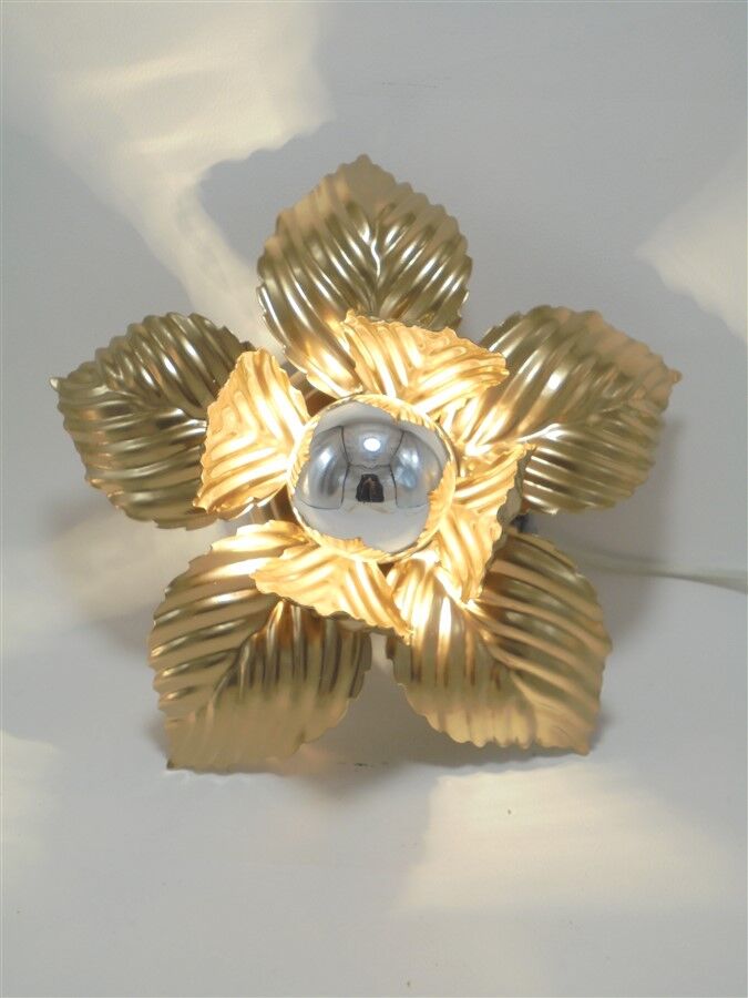 Pair of flower sconces