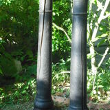 Pair of oak columns 19th