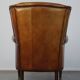 Beautiful classic sheepskin armchair with a beautiful appearance and a comfortable seat