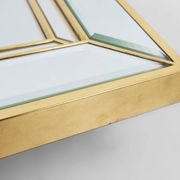 Large Hollywood Regency style Deknudt mirror, Belgium ca. 1980