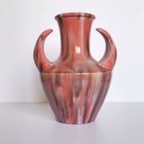 Beautiful Art Deco vase signed L. Castel.