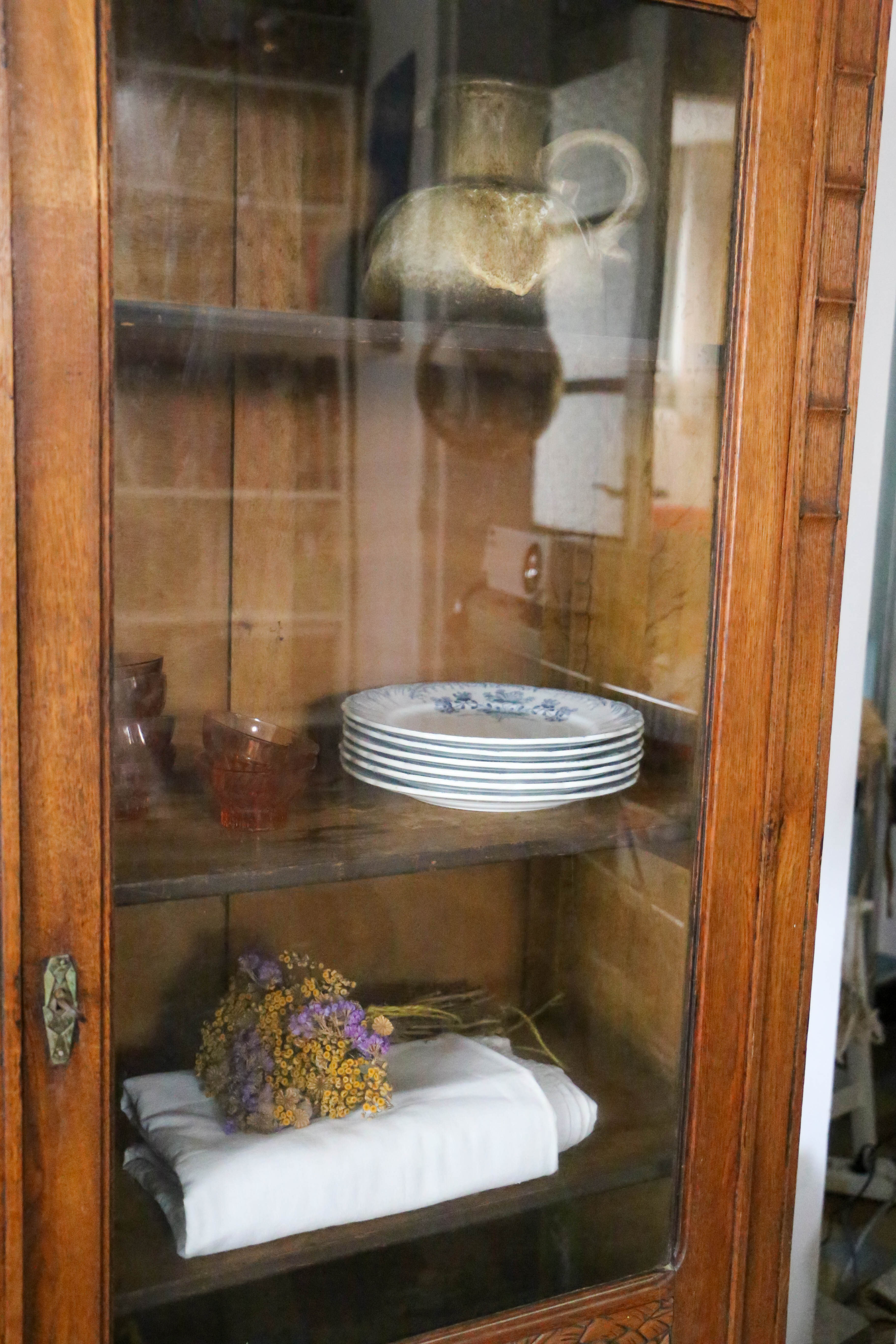 Glazed art deco cabinet