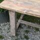 Solid wood table