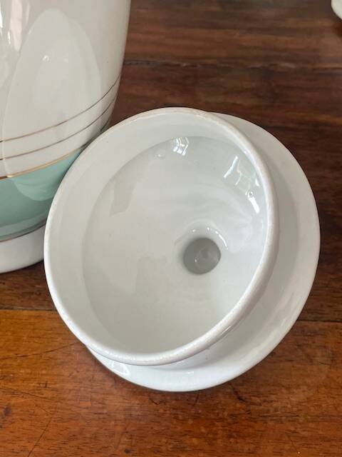 coffee pot, sugar bowl and milk jug KG Luneville Regency model