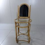 Vintage rattan dressing table 1970's