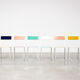 Ensemble de huit chaises Muller Van Severen Valerie Objects